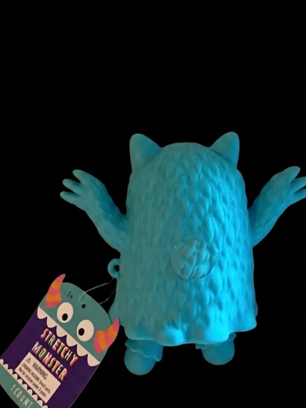 Blue Stretch Monster Toy - Cute Plush-Style Kids Figure